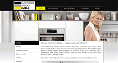 Desktop Screenshot of kuchynskestudionolte.cz