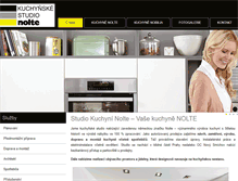 Tablet Screenshot of kuchynskestudionolte.cz